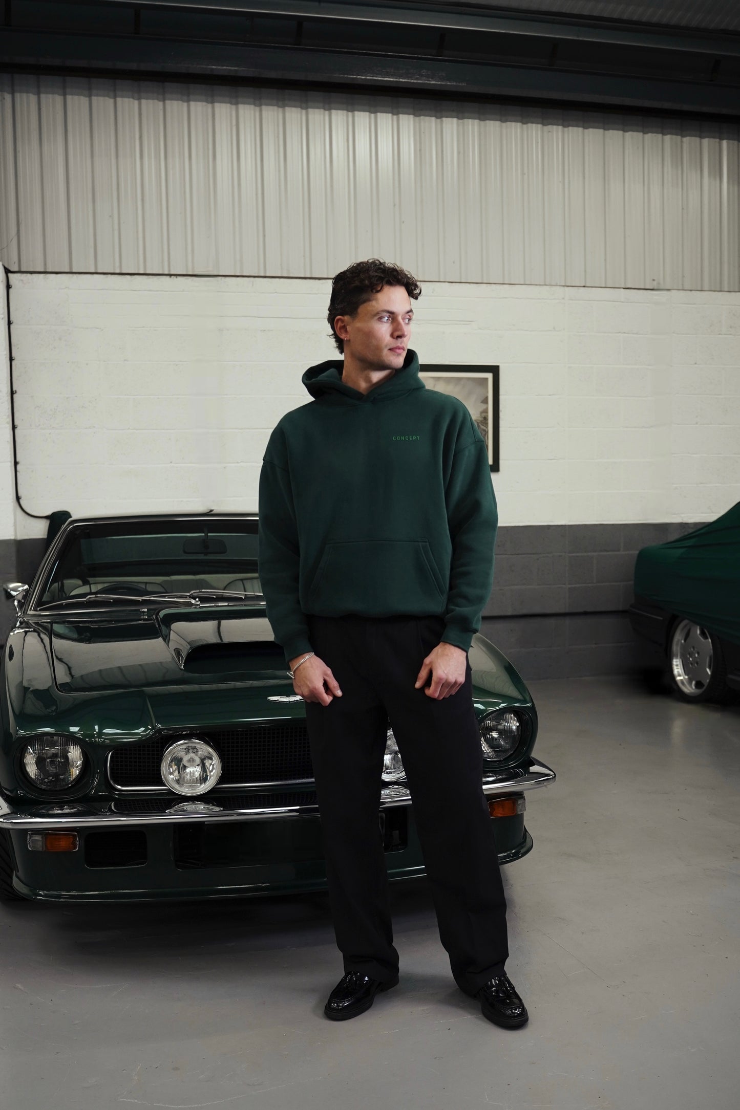 BRITISH RACING GREEN HOODIE